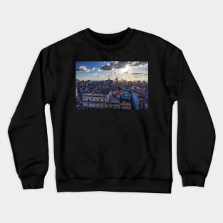 Havana Rooftops, Cuba, At Dusk Crewneck Sweatshirt